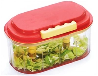Handy Dual Blade Manual Food Chopper Compact & Powerful 2in1 Handy 1 Litre  Chopper, Cutter with SS Blades a (1000 ml)